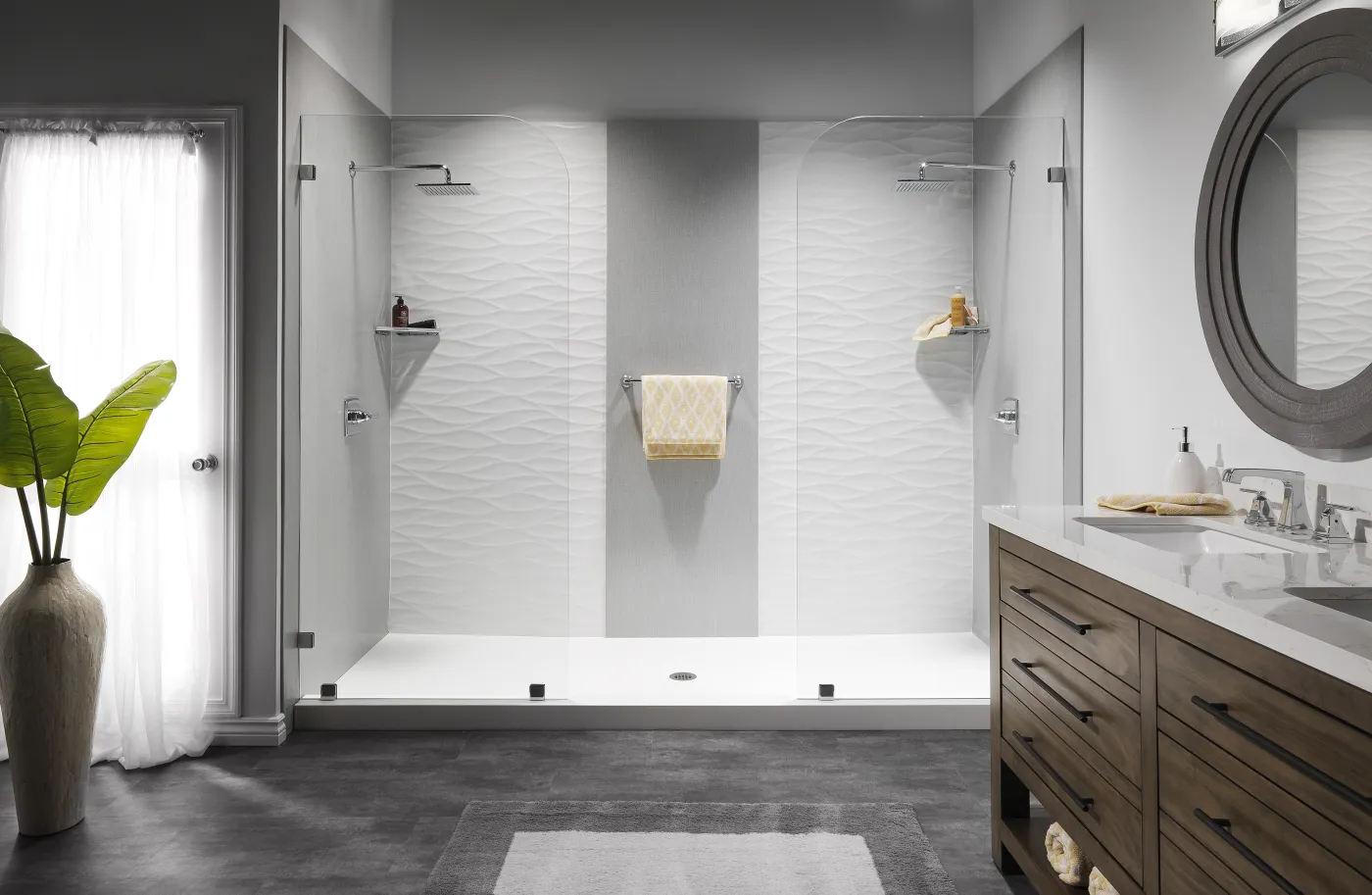 stunning luxury bath walk in shower southeast michigan kroll construction