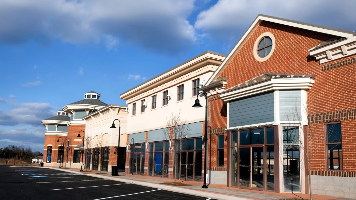 A small commercial roof.